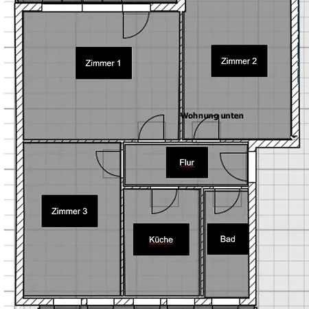 Apartment 3-room With 2 Balconies *